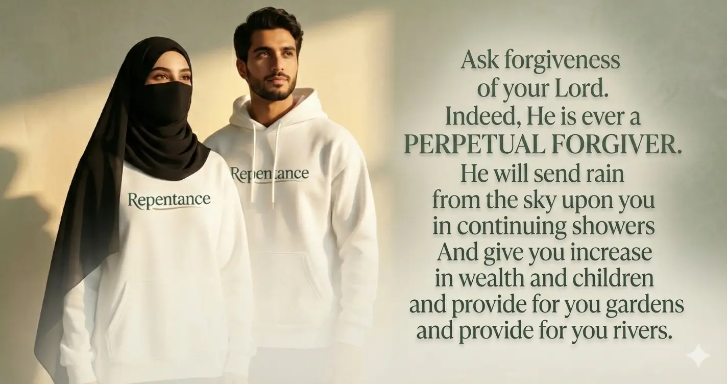 Banner for repentance